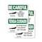 Signmission Hot Surface Sign, 10 in H x 7 in W, Plastic, Hot Surface Do Not Touch Bilingual OS-2PACK-BC-P-710-L-10029 - alternate 1